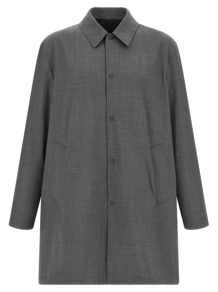 Herno 64% Polyester coat in gray