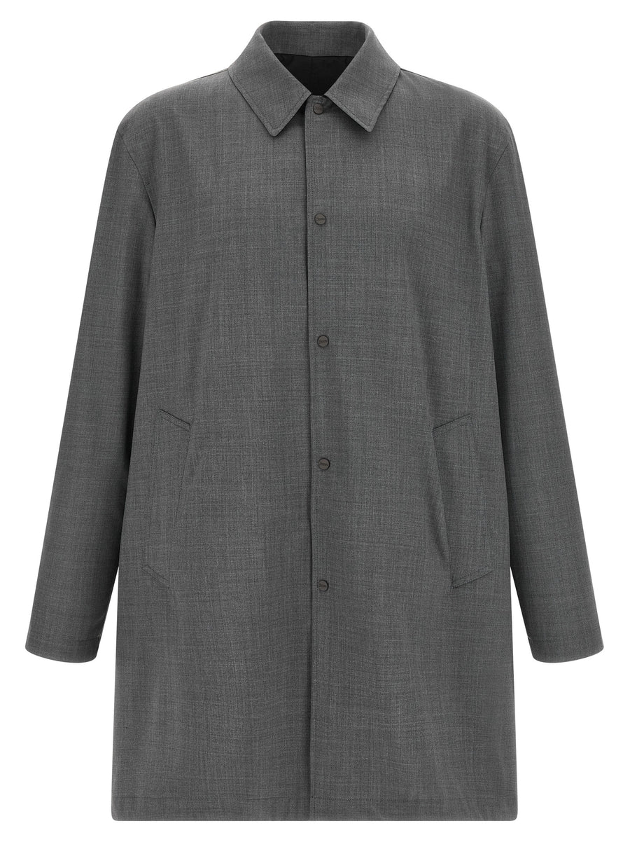 Herno 64% Polyester coat in gray