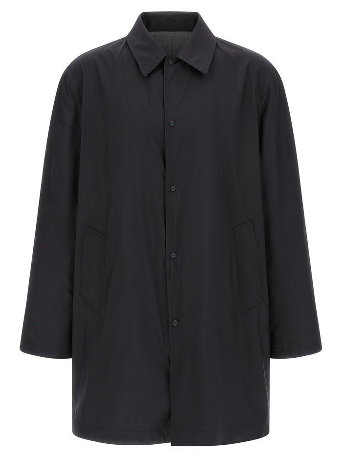 Herno 64% Polyester coat in gray — view 2