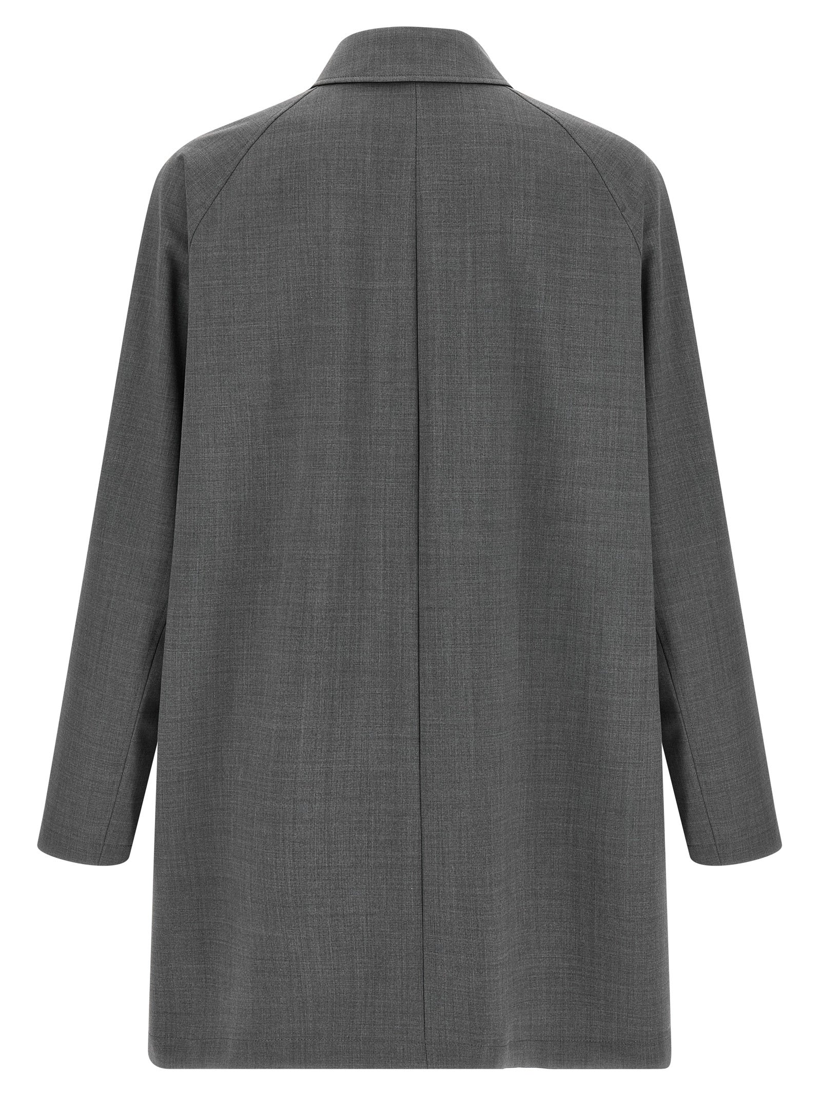 Herno 64% Polyester coat in gray — view 3