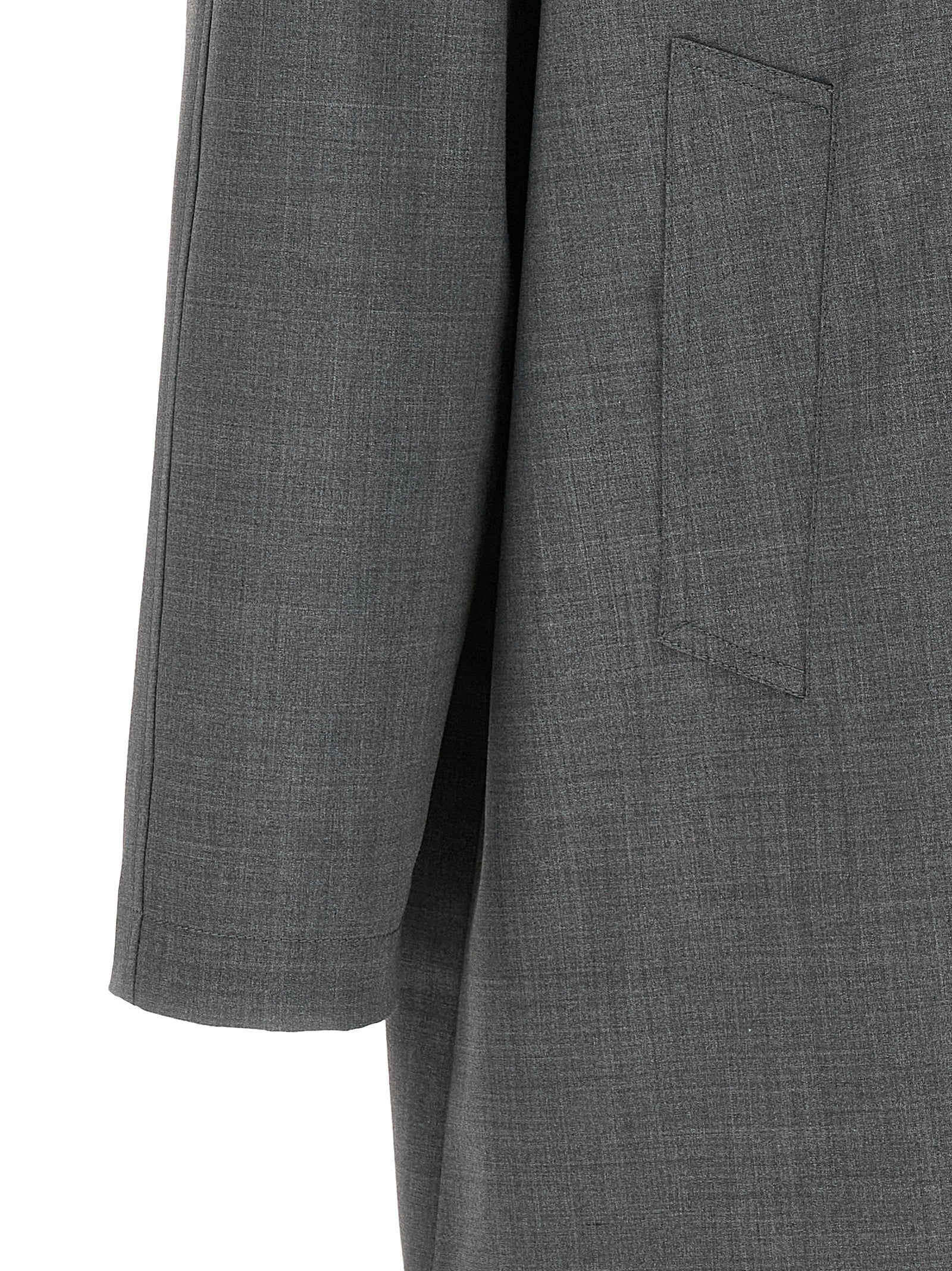 Herno 64% Polyester coat in gray — view 5