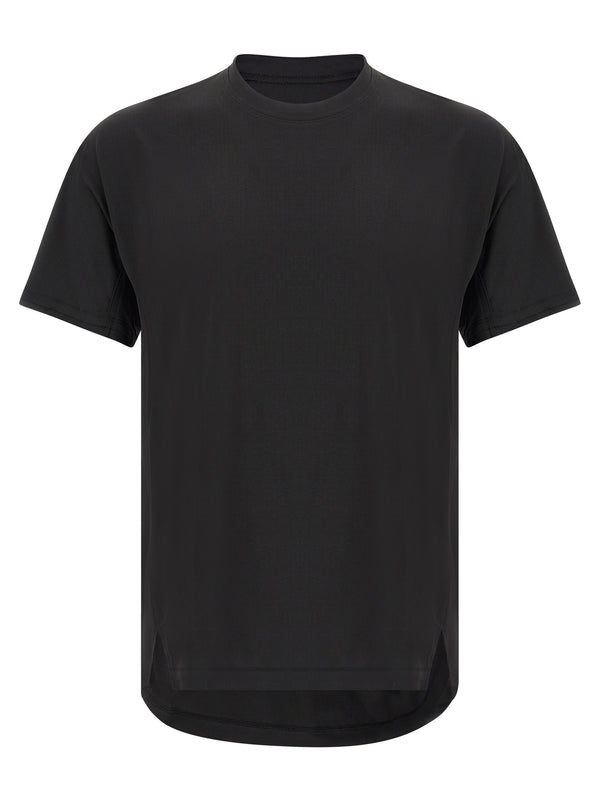 Y-3 100% polyester t-shirt in black