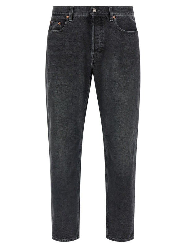 Saint Laurent 100% Cotton jeans in black