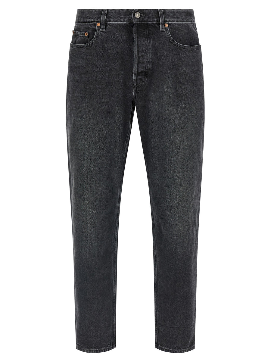 Saint Laurent 100% Cotton jeans in black