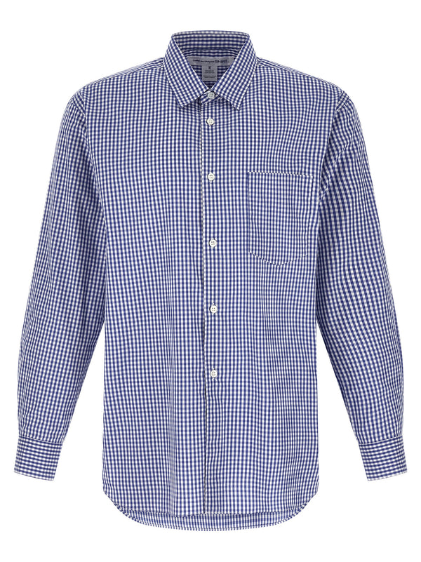 Comme des Garçons 100% Cotton shirt in blue