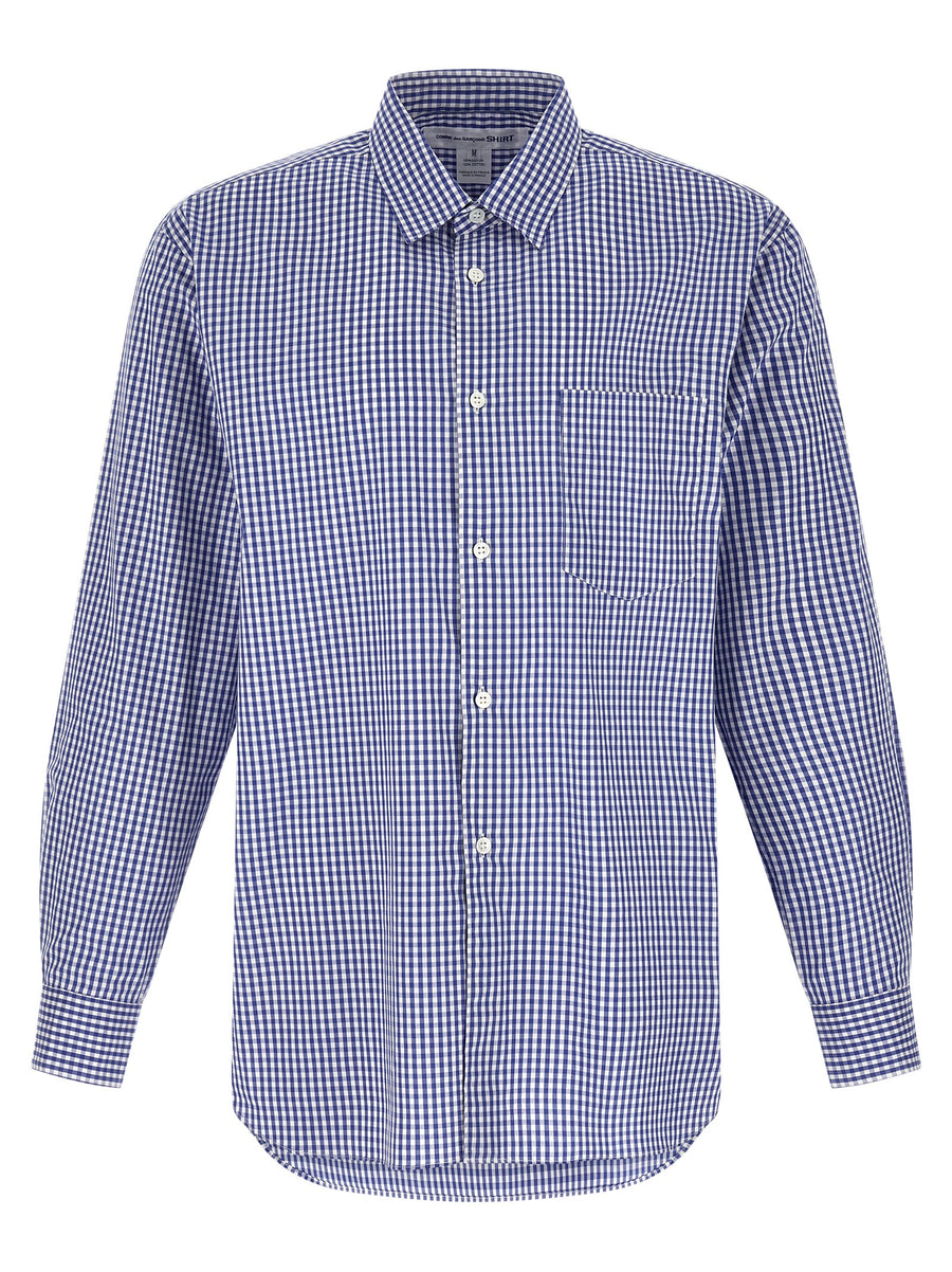 Comme des Garçons 100% Cotton shirt in blue
