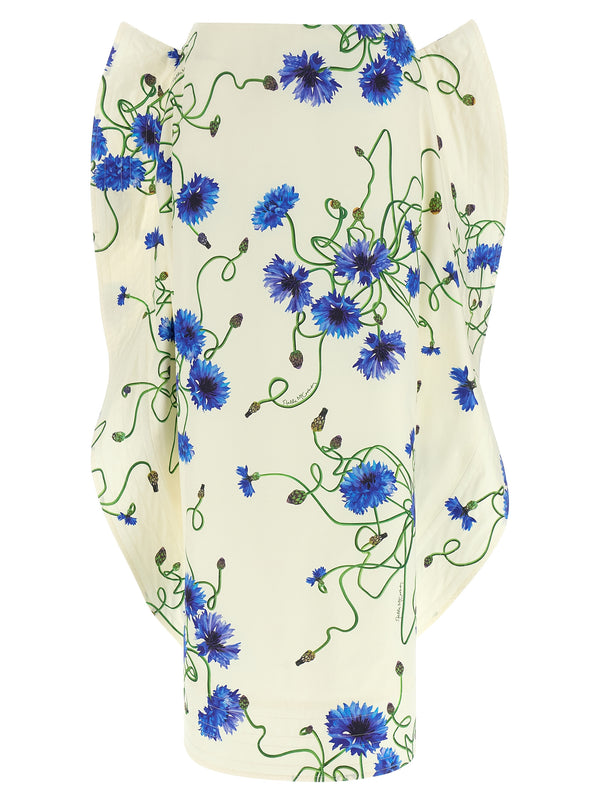 Stella McCartney 100% Cotton skirt in blue