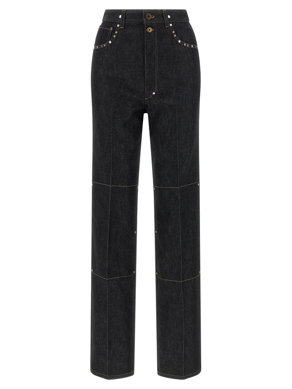 Lemaire 100% cotton jeans in black