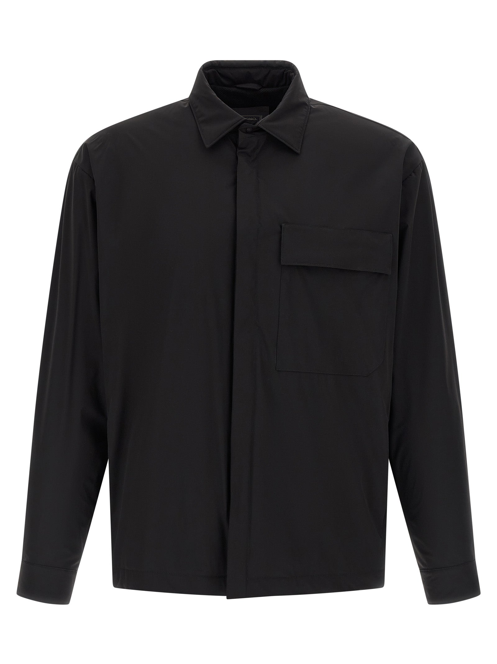 Herno 78% Polyamide overshirt in black
