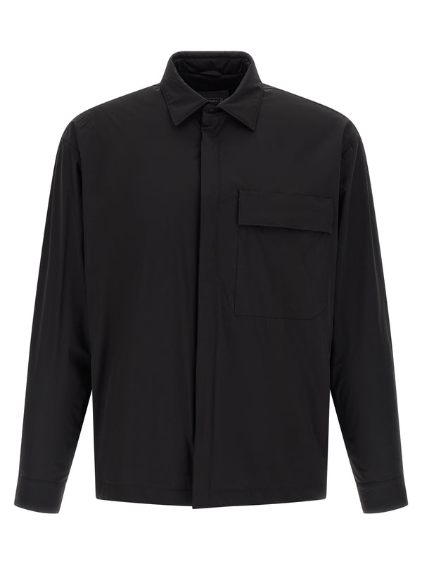 Herno 78% Polyamide overshirt in black
