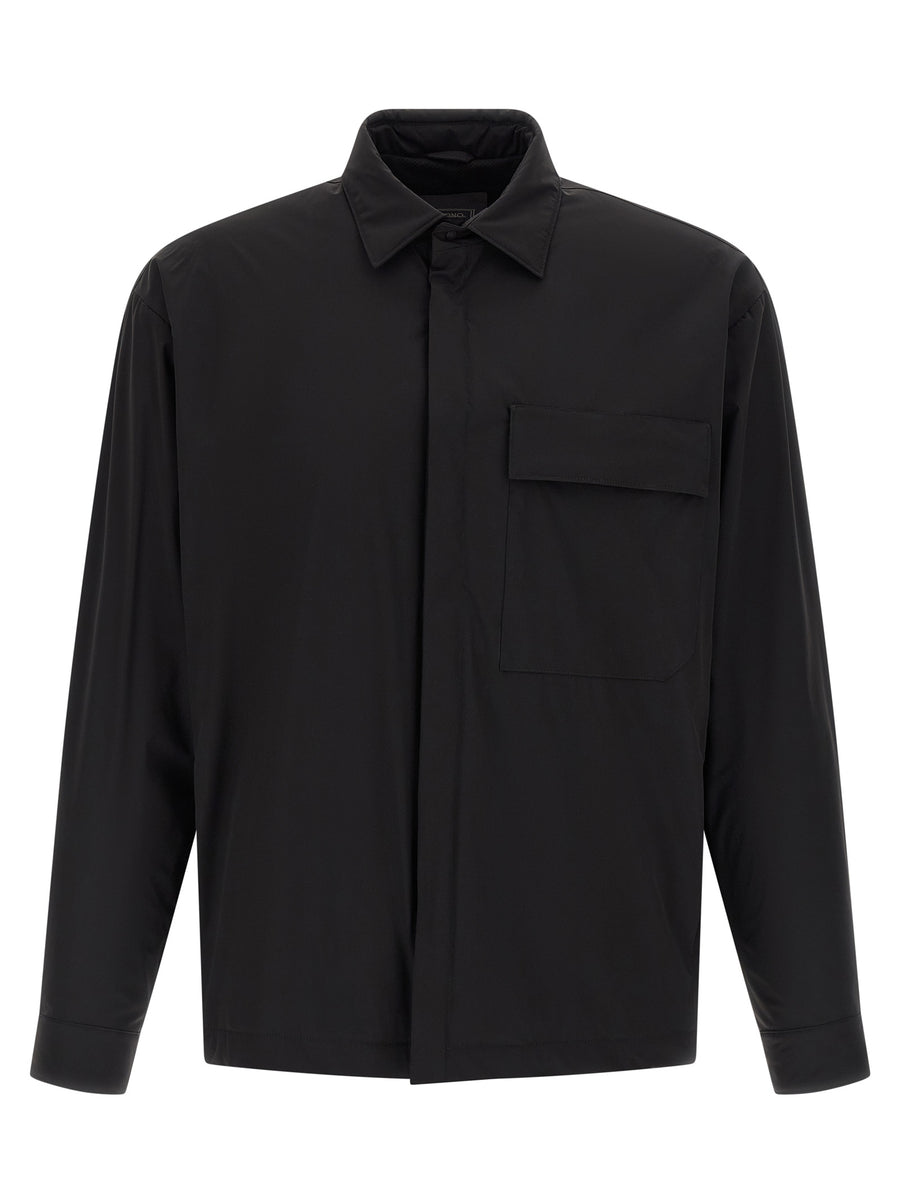 Herno 78% Polyamide overshirt in black