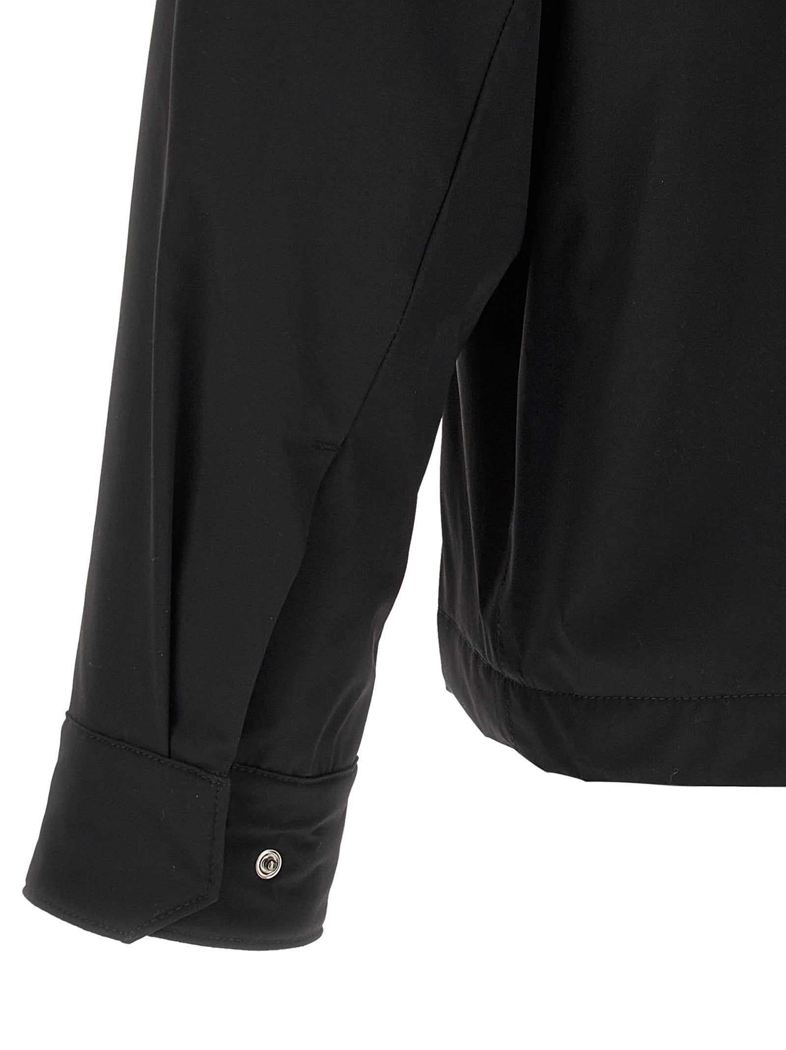 Herno 78% Polyamide overshirt in black — view 4