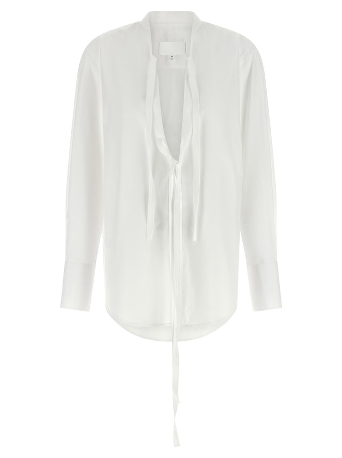 Maison Margiela 100% cotton blouse in white