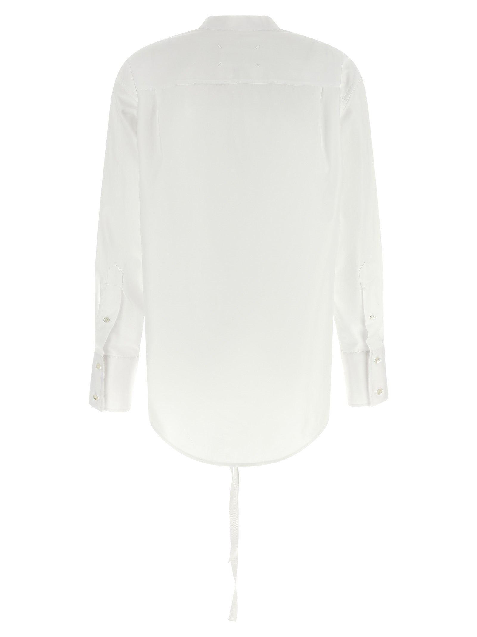 Maison Margiela 100% cotton blouse in white — view 2