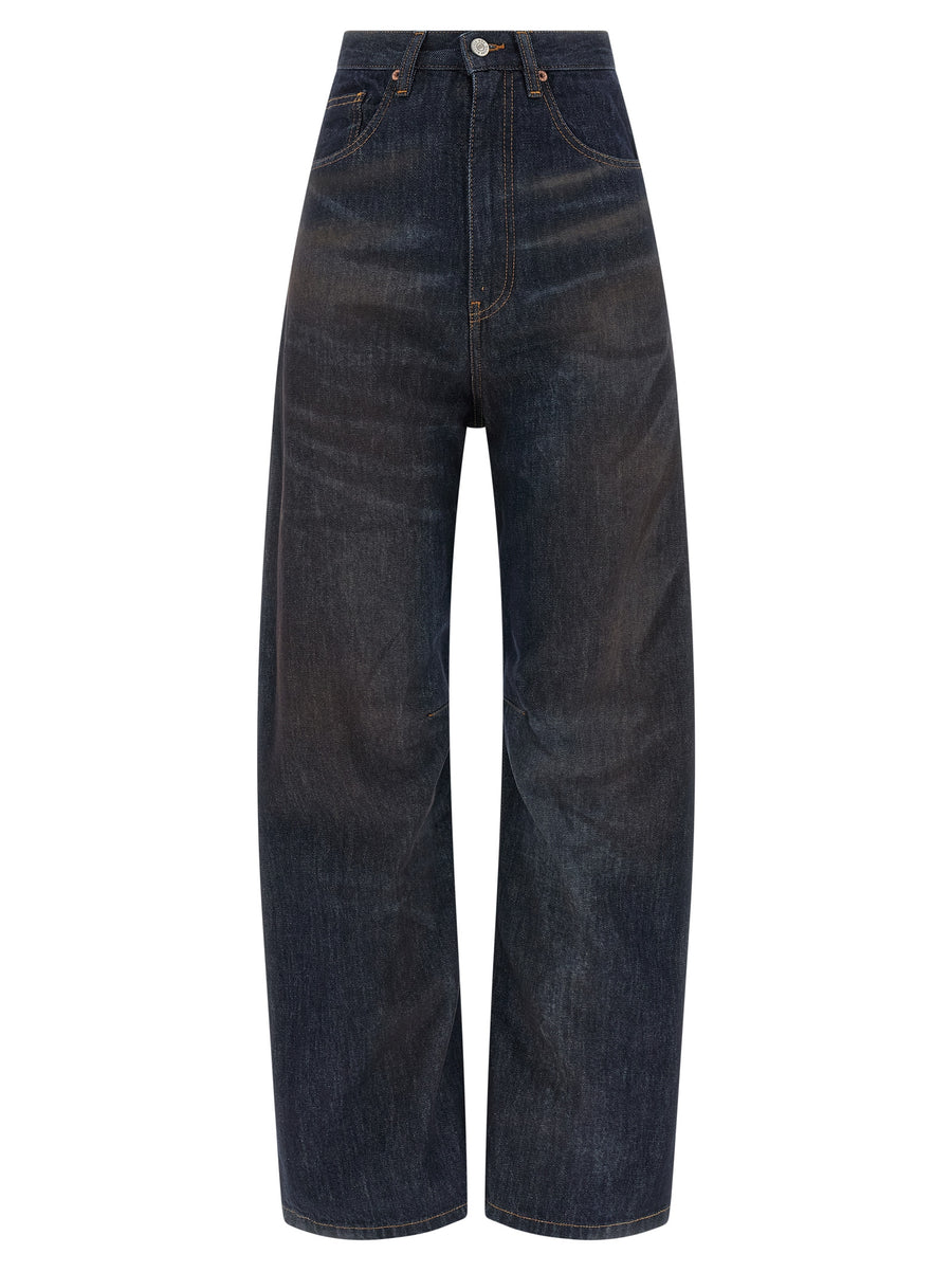 MM6 Maison Margiela 100% cotton jeans in blue