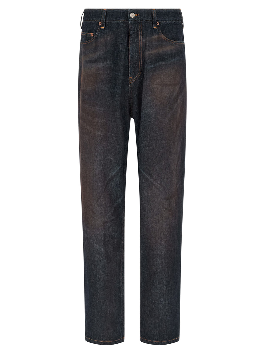 MM6 Maison Margiela 100% cotton jeans in blue