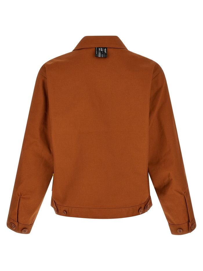 Undercover 65% polyester jacket in brown — view 2