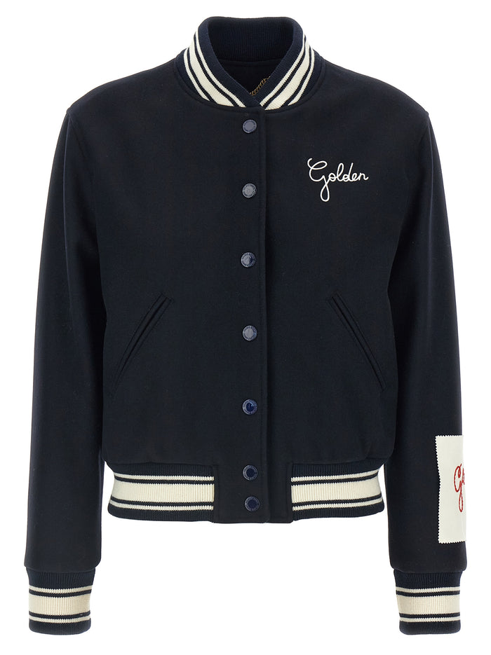 Golden Goose 72% virgin wool jacket in navy