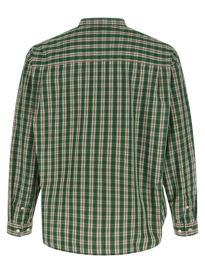 Undercover 68% cotton shirt in green — view 2