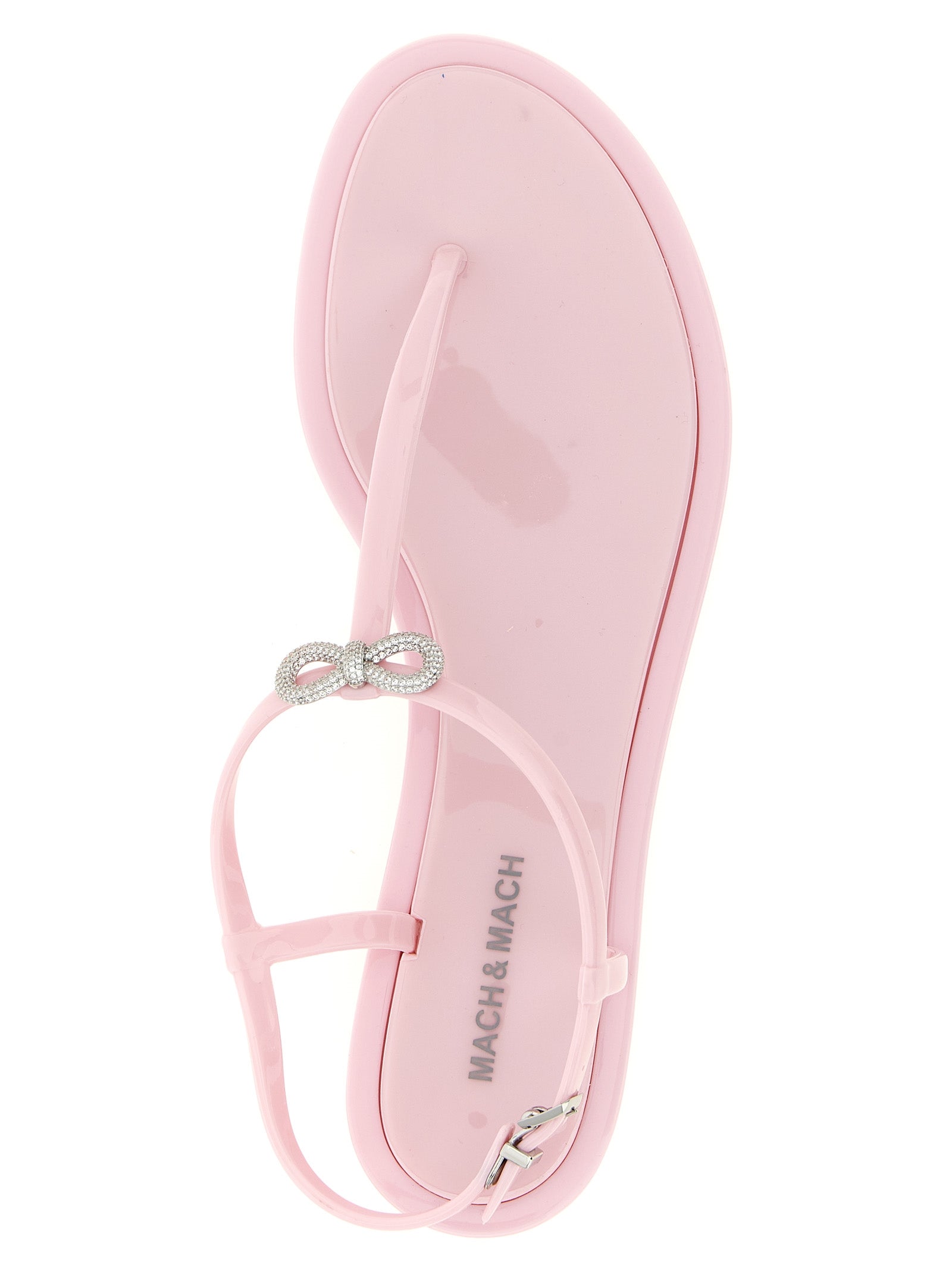Mach & Mach 100% PVC sandal in pink — view 4
