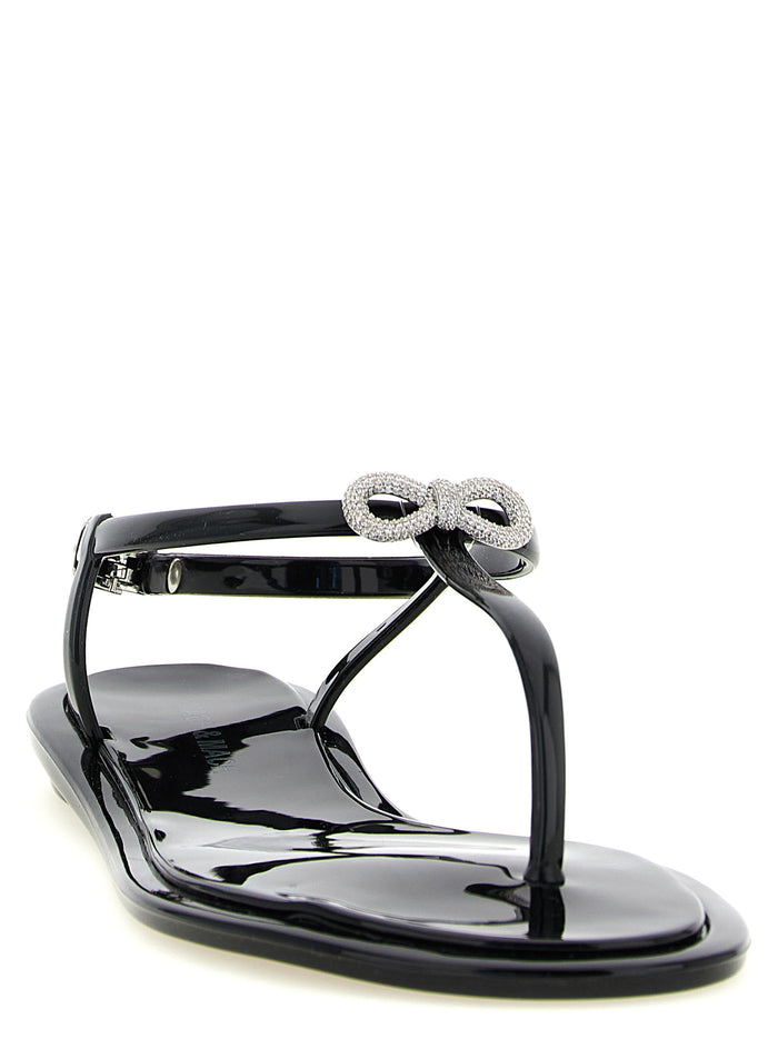 Mach & Mach 100% PVC sandal in black — view 2