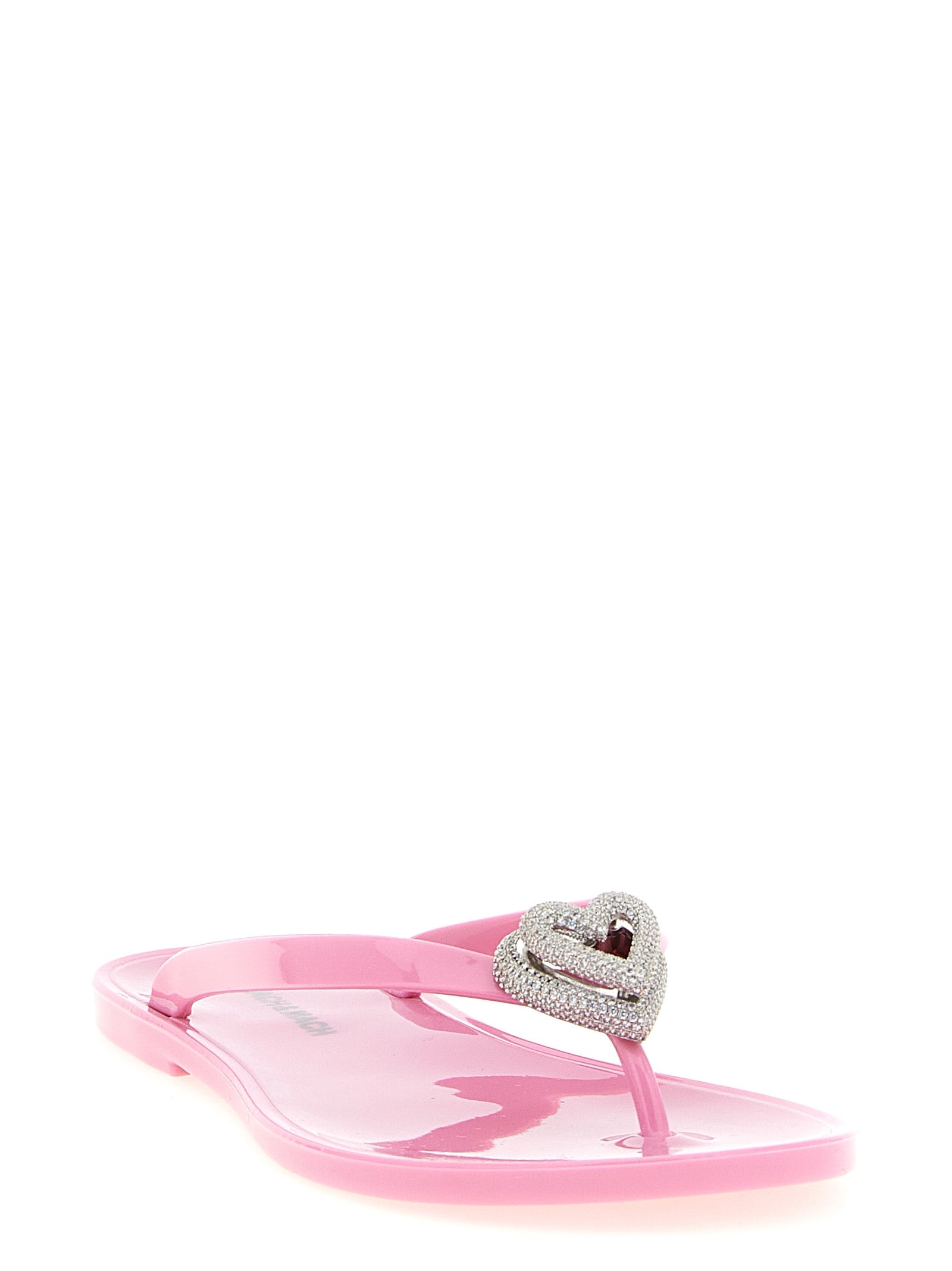 Mach & Mach 100% PVC sandals in pink — view 2
