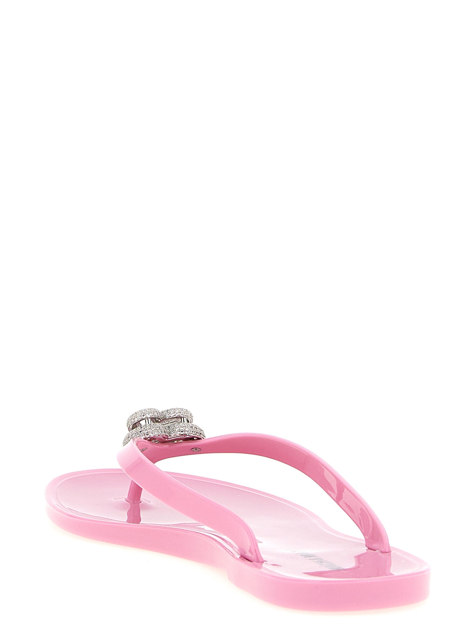 Mach & Mach 100% PVC sandals in pink — view 3