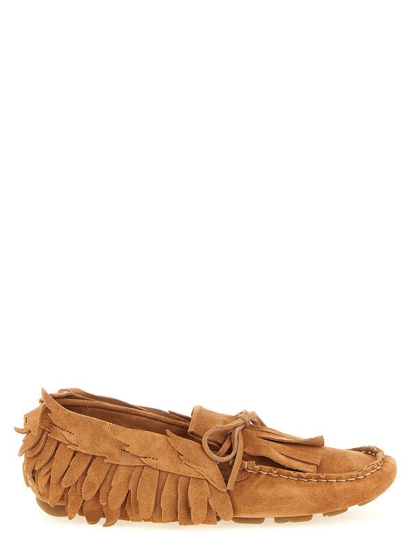 Alberta Ferretti 100% calfskin leather (Bos Taurus) loafer in brown