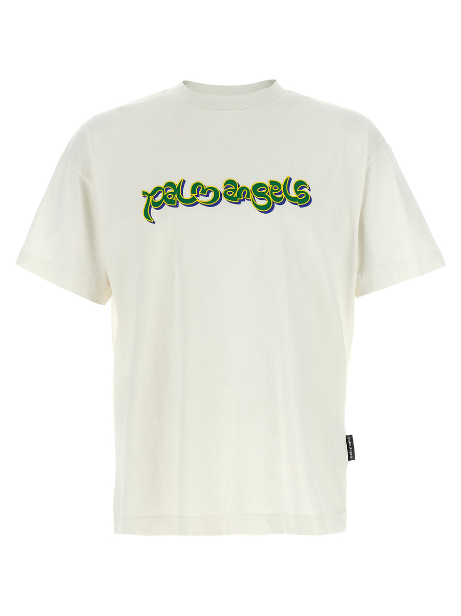 Palm Angels 100% Cotton t-shirt in white