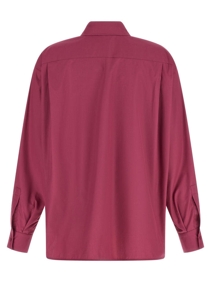 Max Mara 100% Cotton blouse in fuchsia — view 2