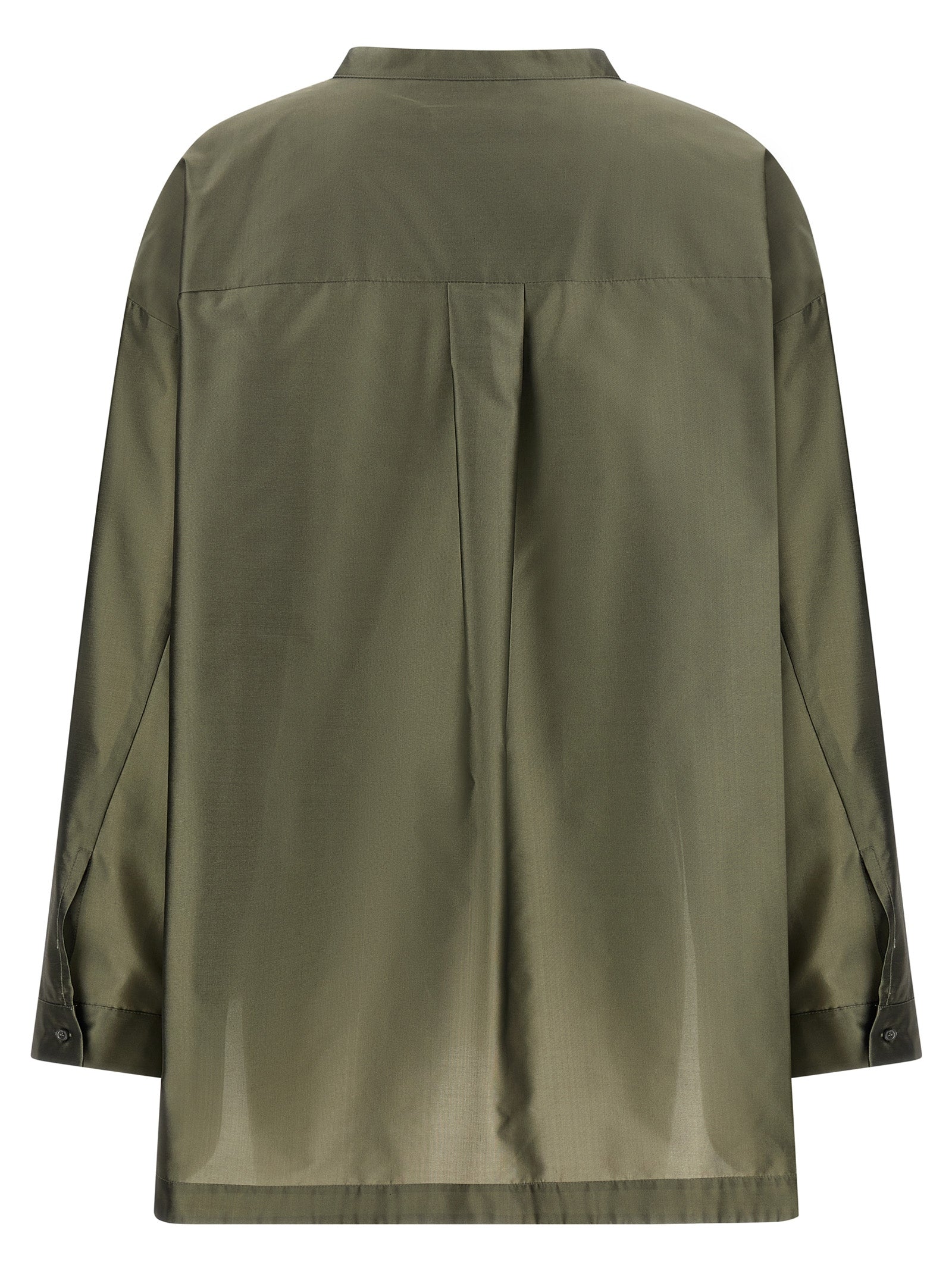 'S Max Mara 71% Polyester blouse in green — view 2