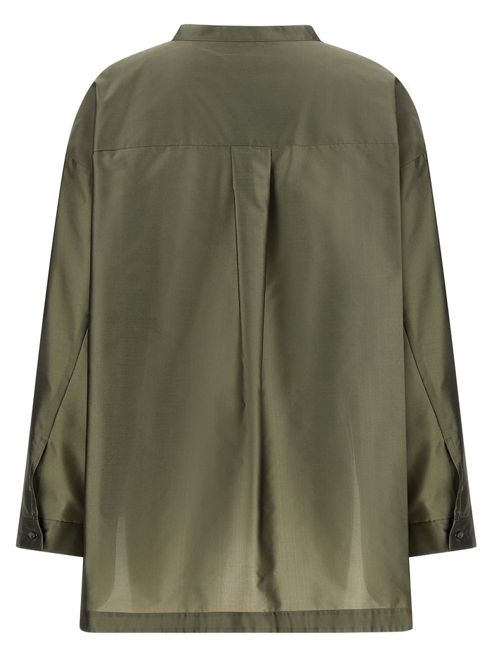 'S Max Mara 71% Polyester blouse in green — view 2