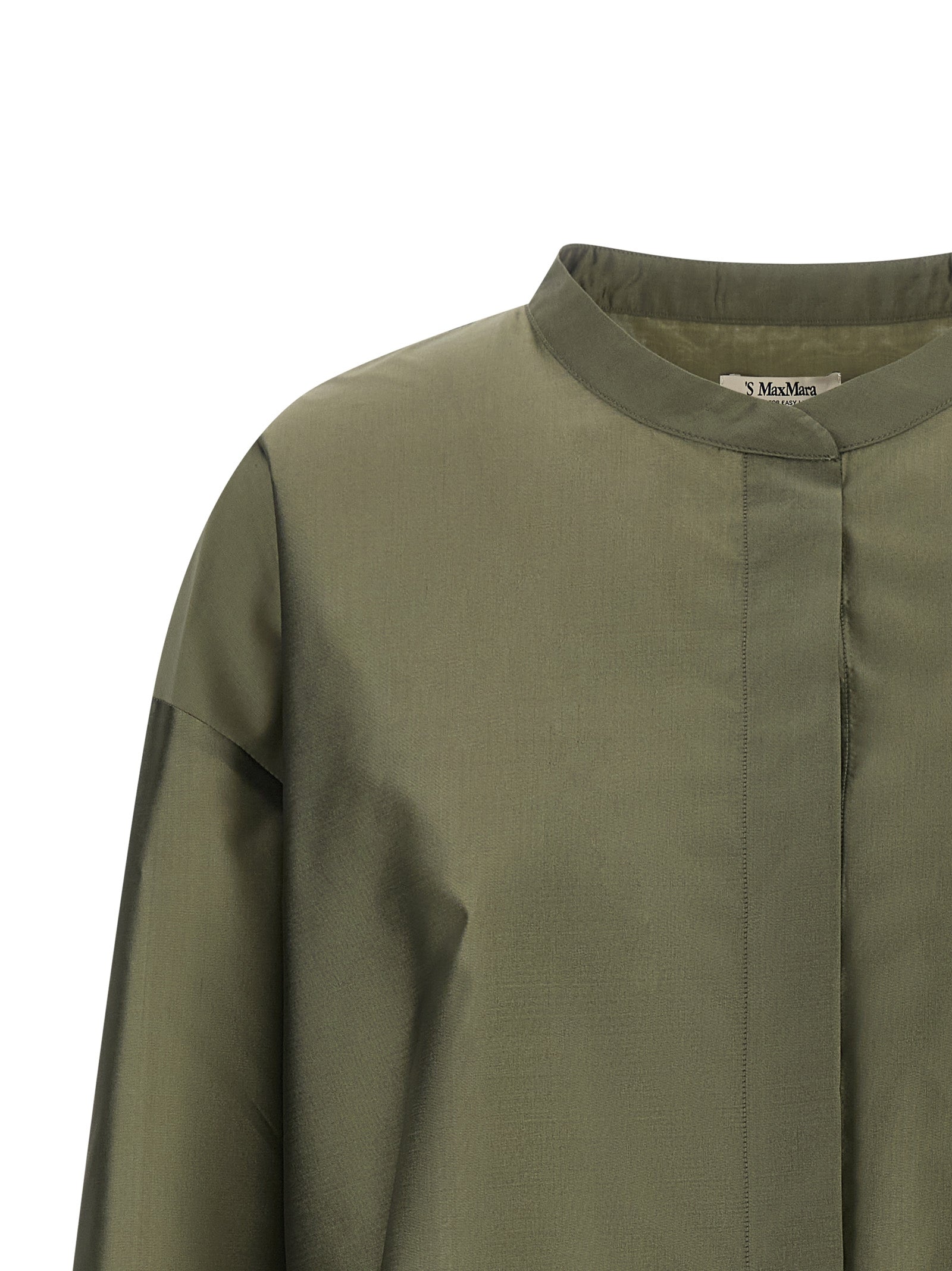 'S Max Mara 71% Polyester blouse in green — view 3