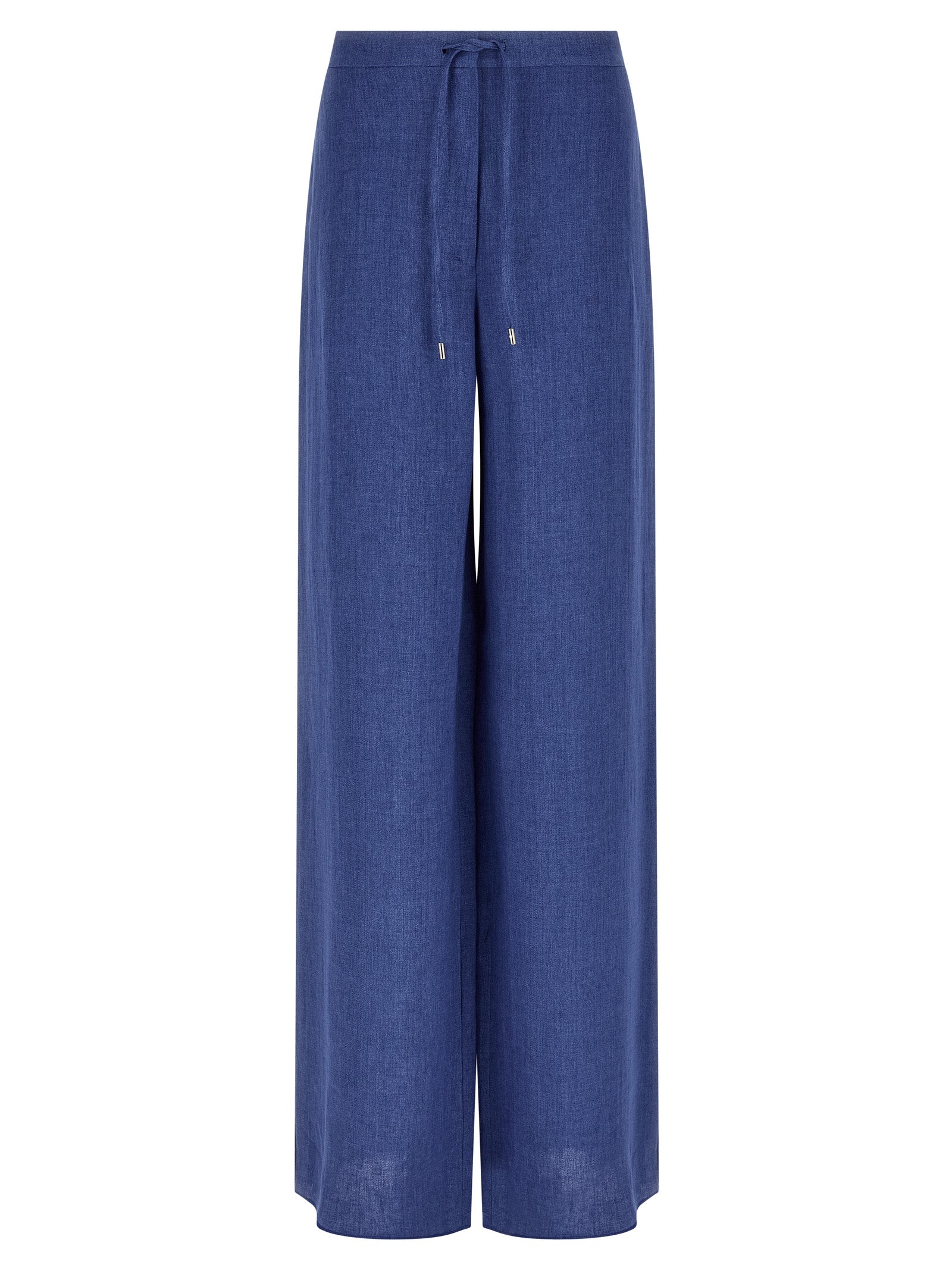 Max Mara 100% Linen trousers in blue