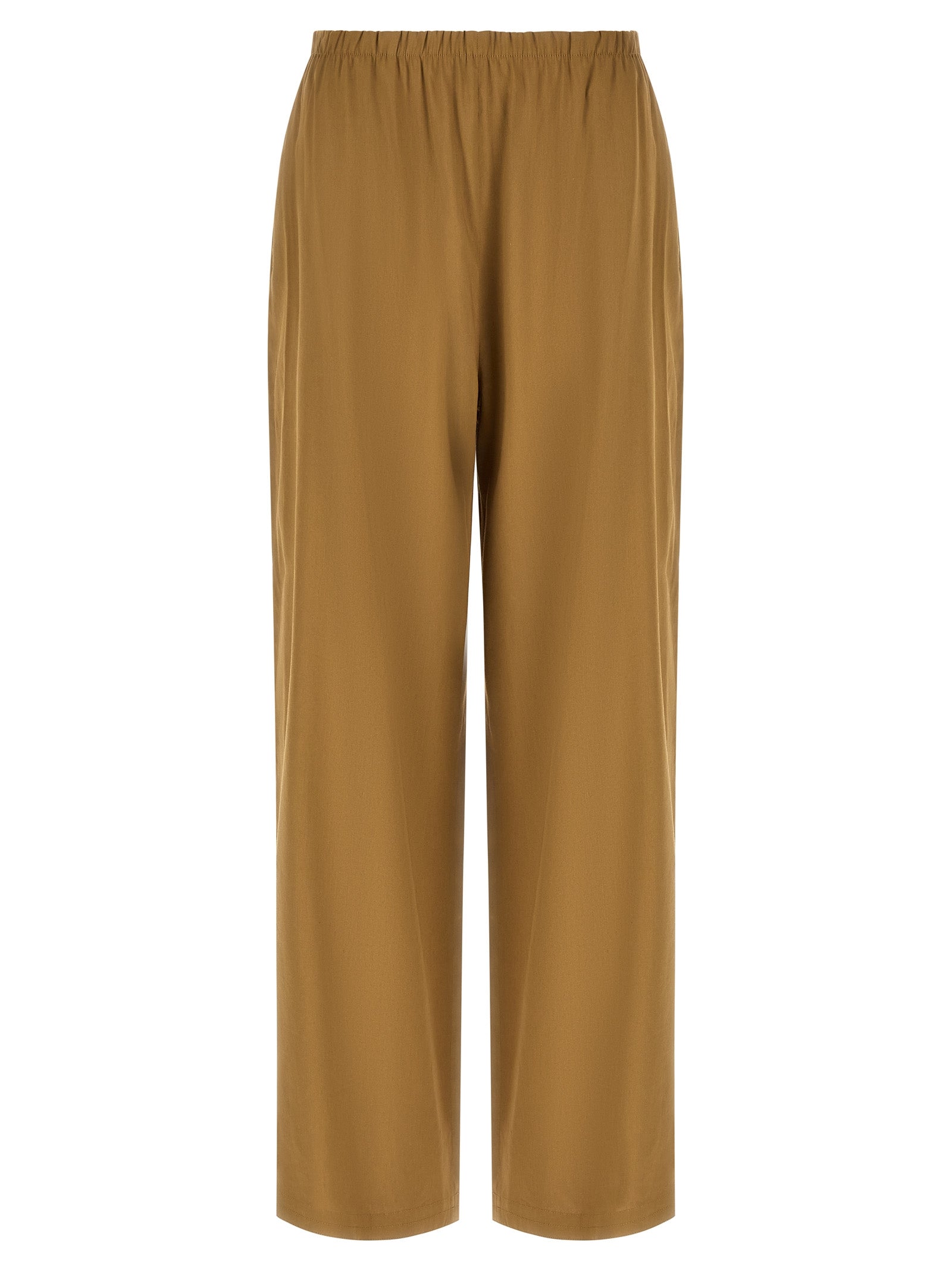 Max Mara 62% Linen trousers in beige