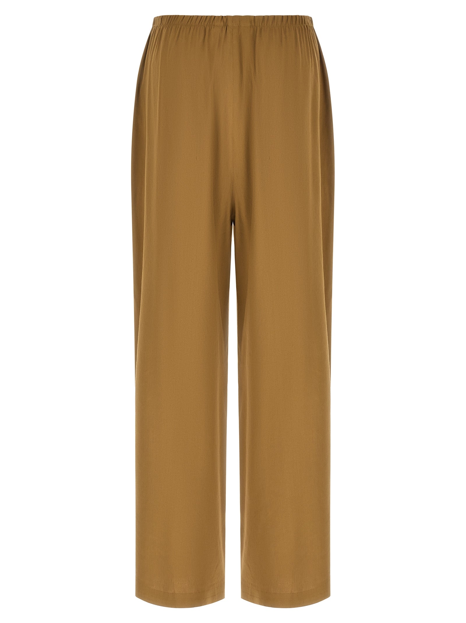 Max Mara 62% Linen trousers in beige — view 2