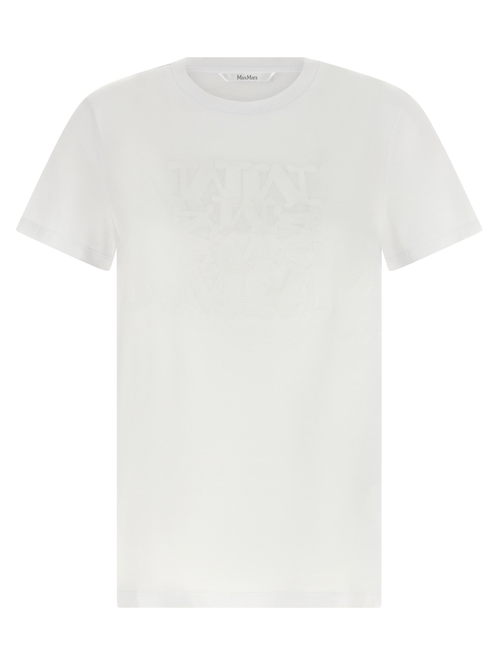 Max Mara 100% Cotton t-shirt in white
