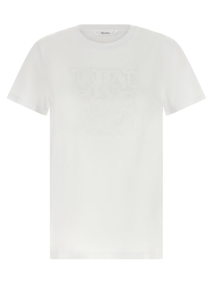 Max Mara 100% Cotton t-shirt in white