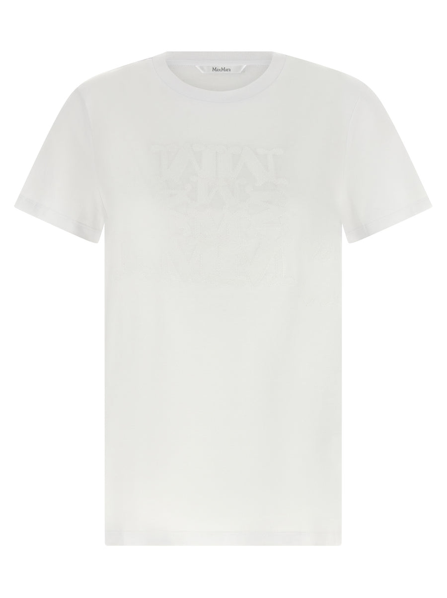 Max Mara 100% Cotton t-shirt in white