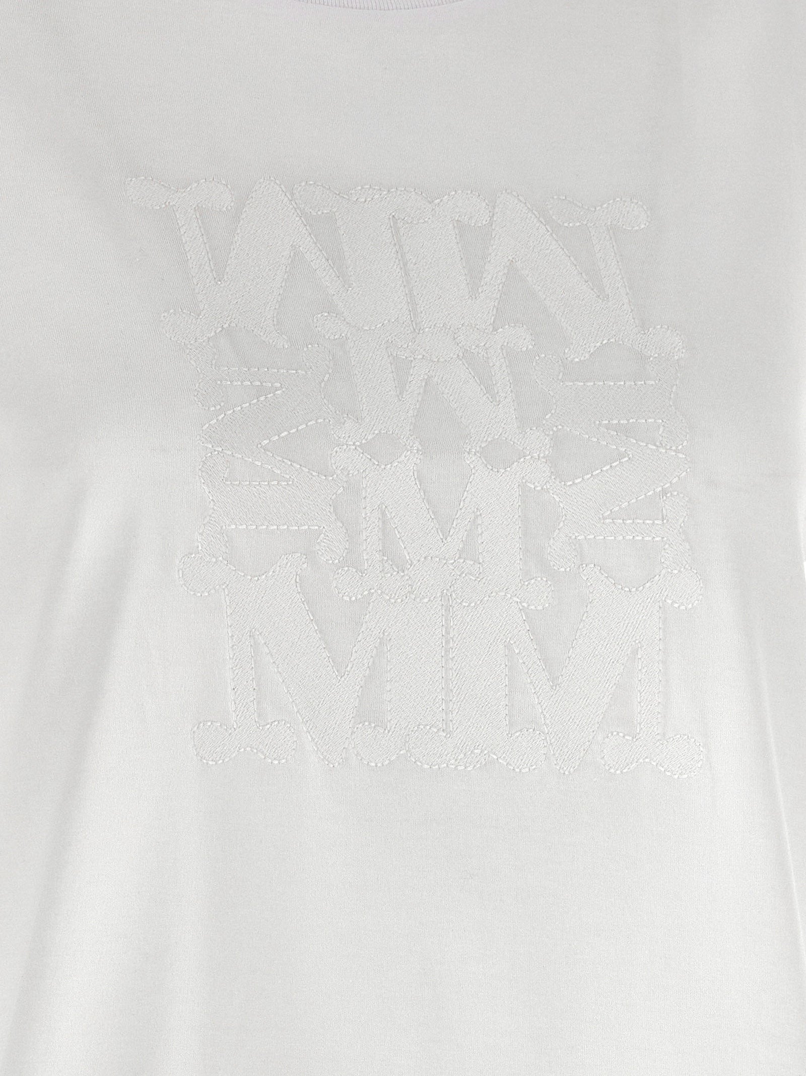 Max Mara 100% Cotton t-shirt in white — view 4