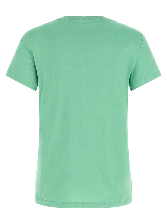 Max Mara 100% cotton t-shirt in green — view 2
