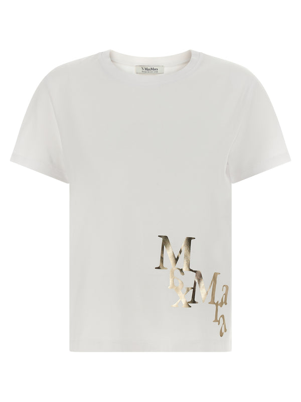 'S Max Mara 100% cotton t-shirt in white
