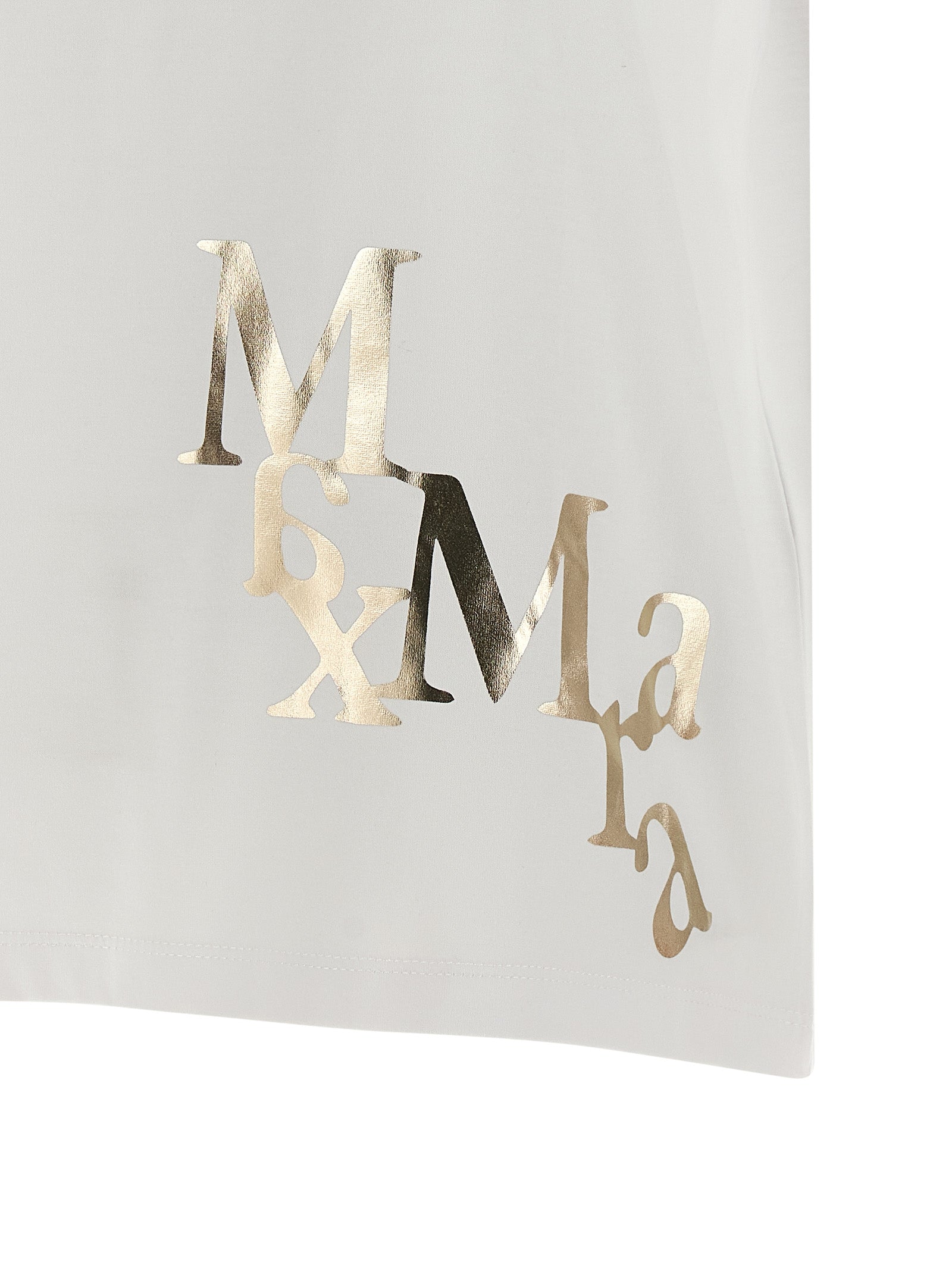 'S Max Mara 100% cotton t-shirt in white — view 4