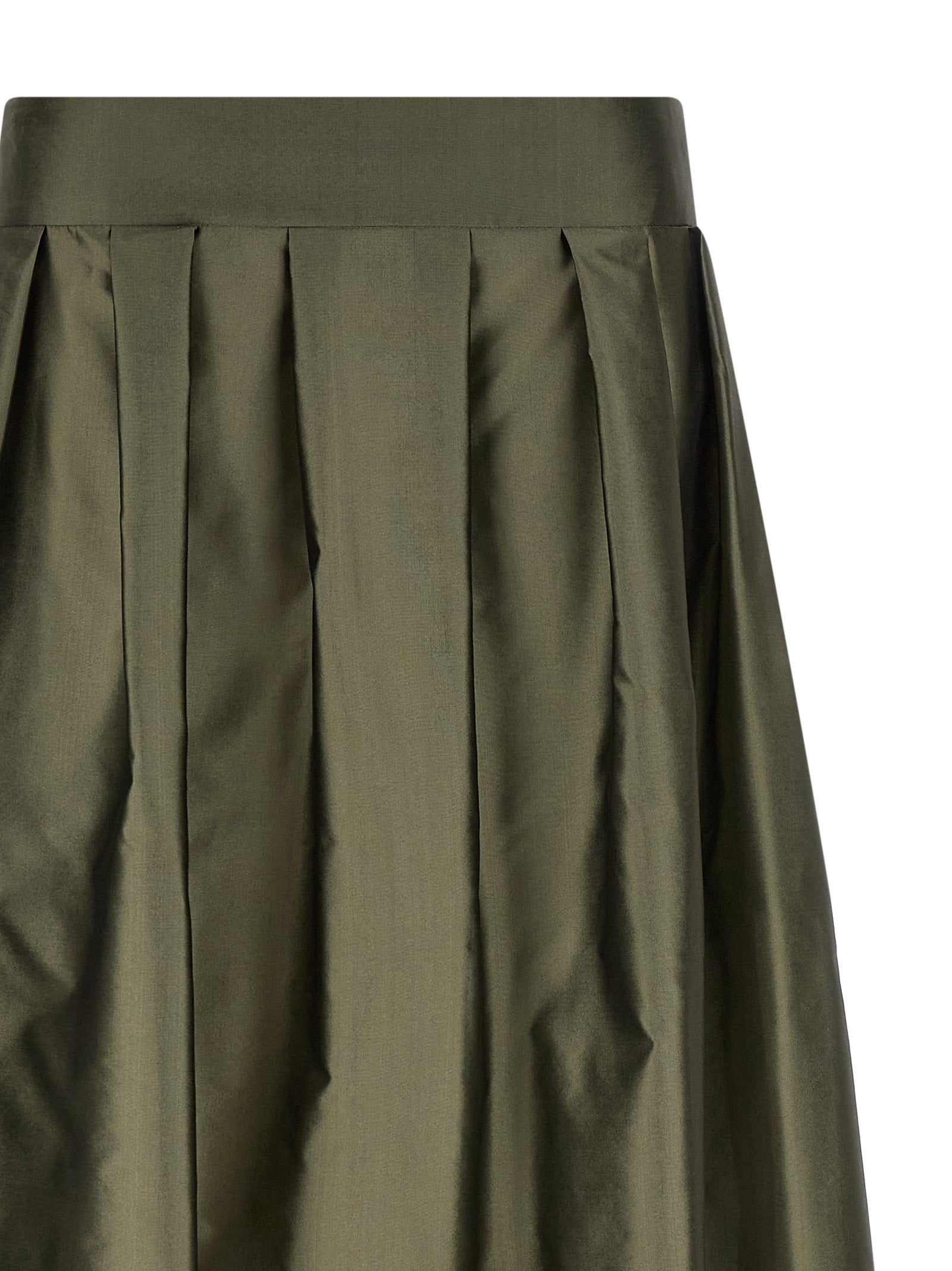 'S Max Mara 71% polyester skirt in green — view 3