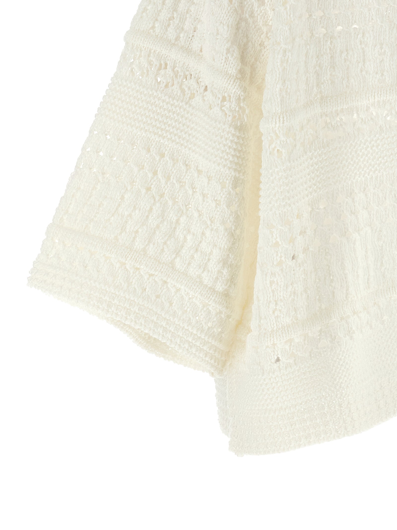 Max Mara 100% Cotton sweater in white — view 4