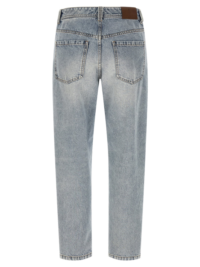 Brunello Cucinelli 100% cotton jeans in blue — view 2
