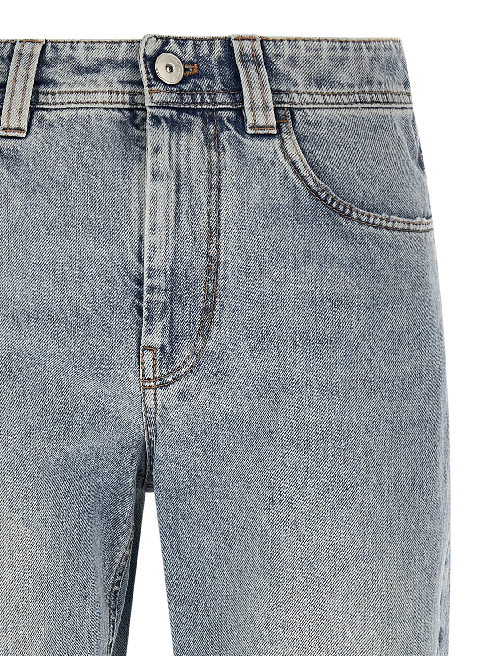 Brunello Cucinelli 100% cotton jeans in blue — view 3