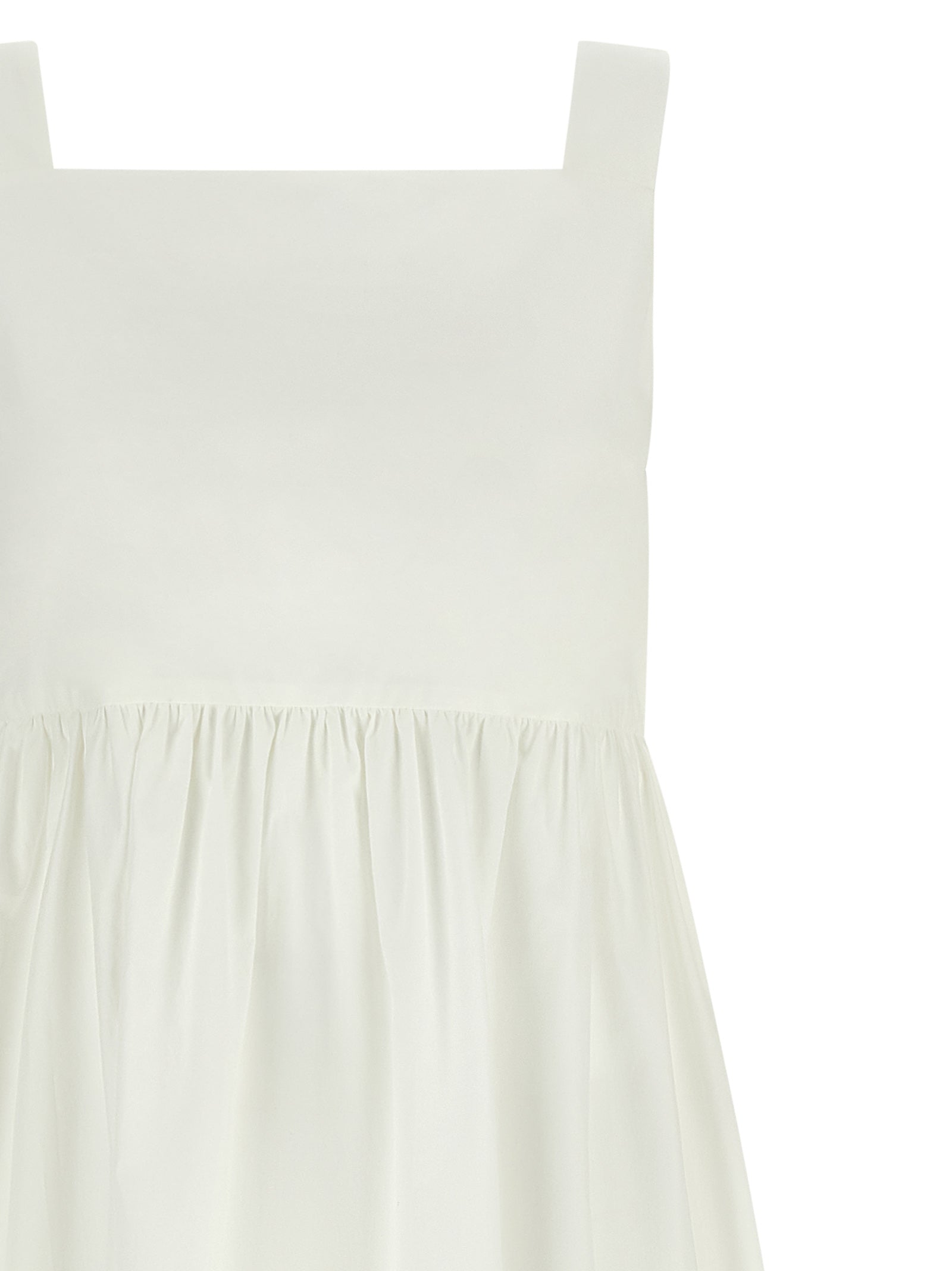 Max Mara 100% cotton dress in white — view 3