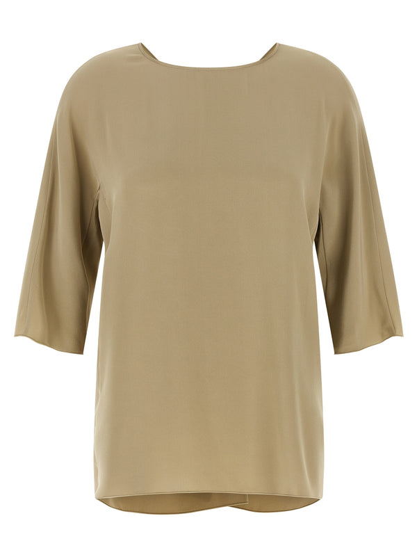Max Mara 100% Silk blouse in beige