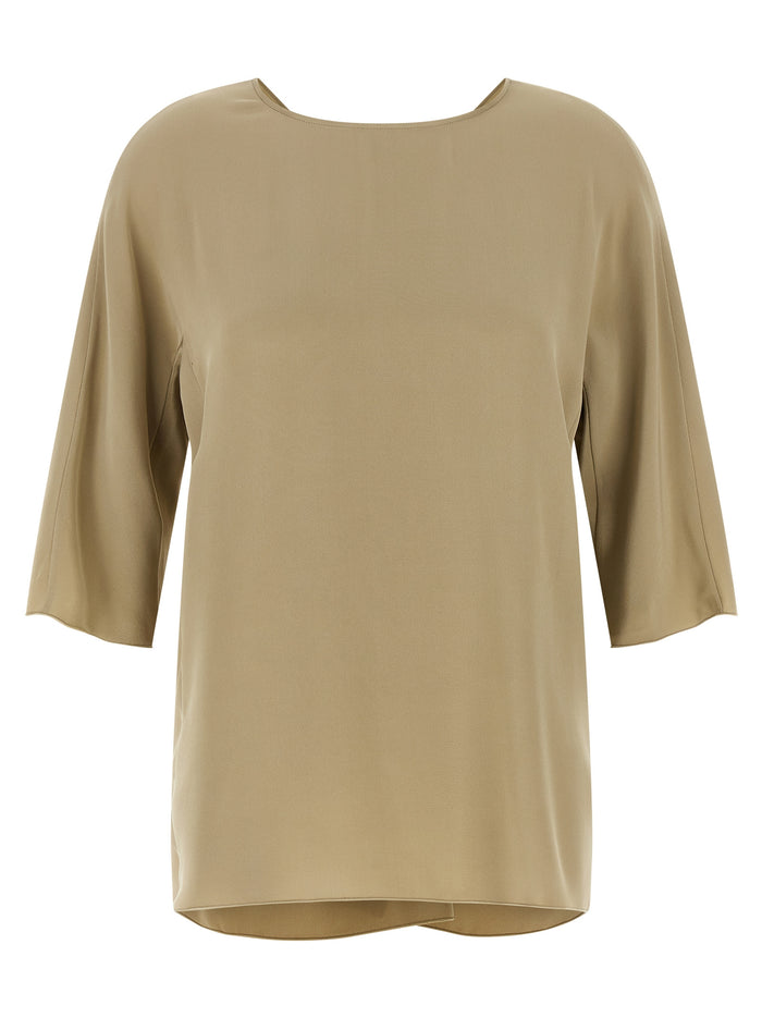 Max Mara 100% Silk blouse in beige